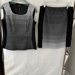 Top and skirt outfit